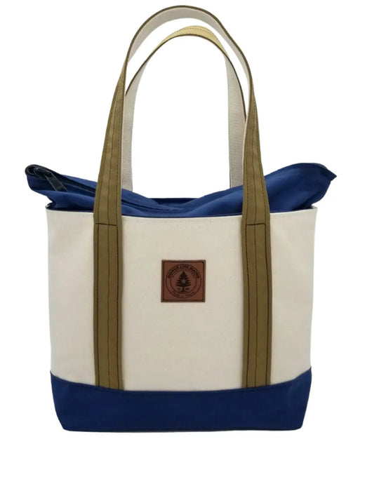 Medium Tote Bag with Zipper Top SHOP ROGUE WEAR Bags Navy-Coyote