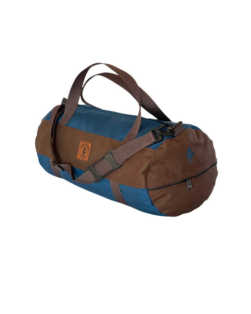 Squadron Medium Duffel Bag 60L - Navy/Brown SHOP ROGUE WEAR