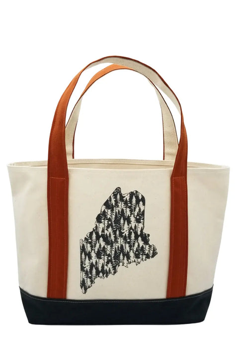 Pine State Tote Bag SHOP ROGUE WEAR Bags Large-Clay-Standard